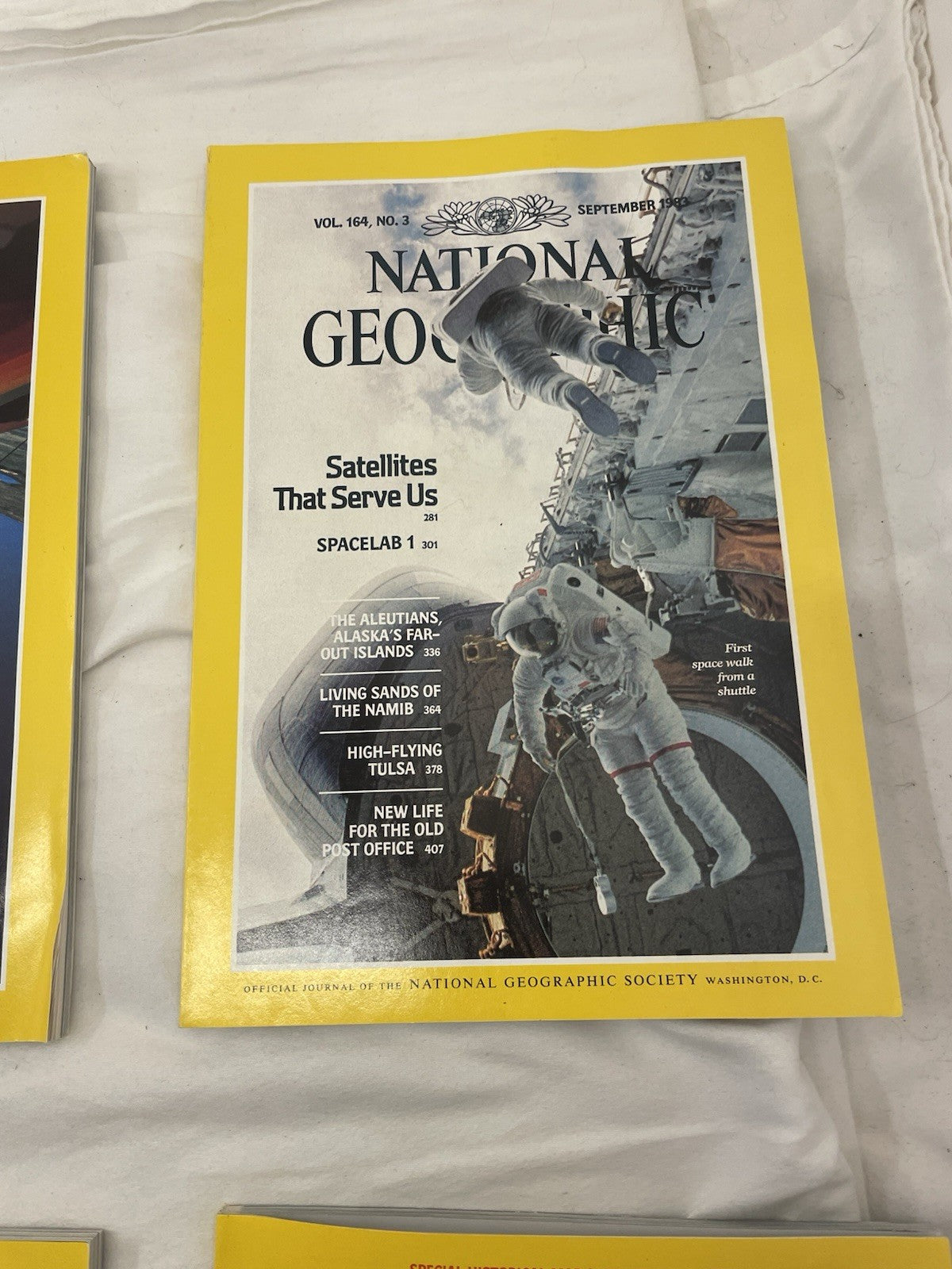 Nat Geo Mags Jul–Dec 1983 Vtg Slipcvr Wildlife Set Decor Atlas Nature