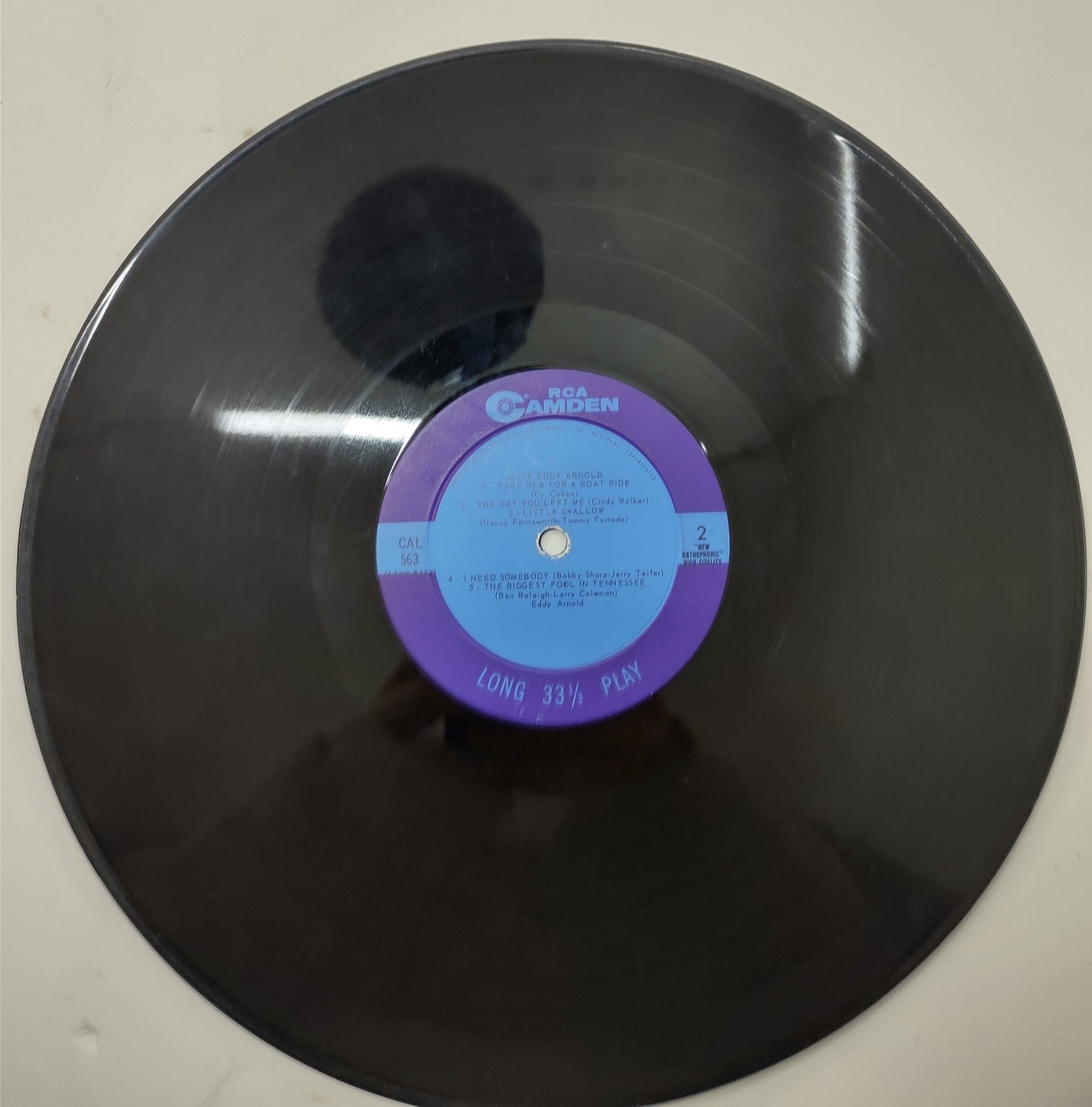 Eddy Arnold – More Eddy Arnold (1960) LP RCA Camden CAS-563(e) Stereo