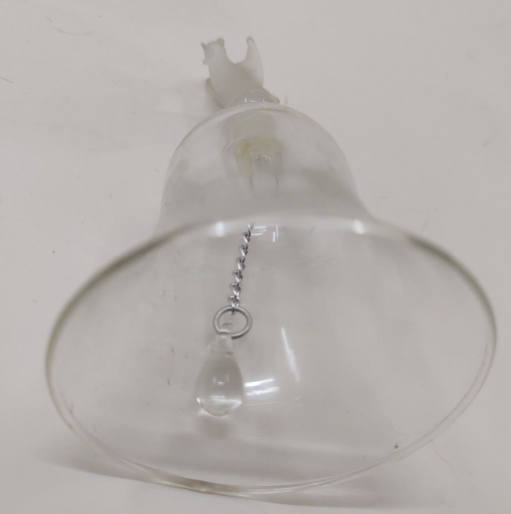 Lalique Crystal Table Bell With Pinson Sparrow Handle