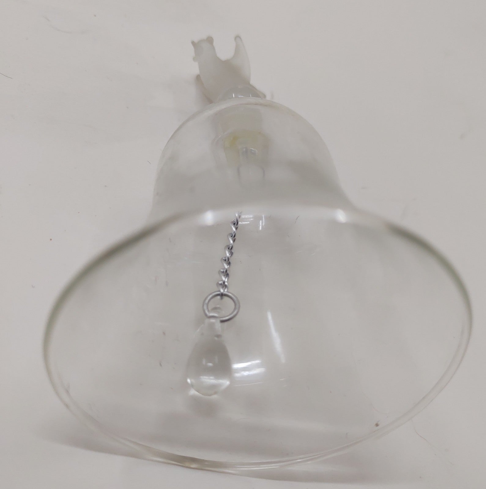 Lalique Crystal Table Bell With Pinson Sparrow Handle