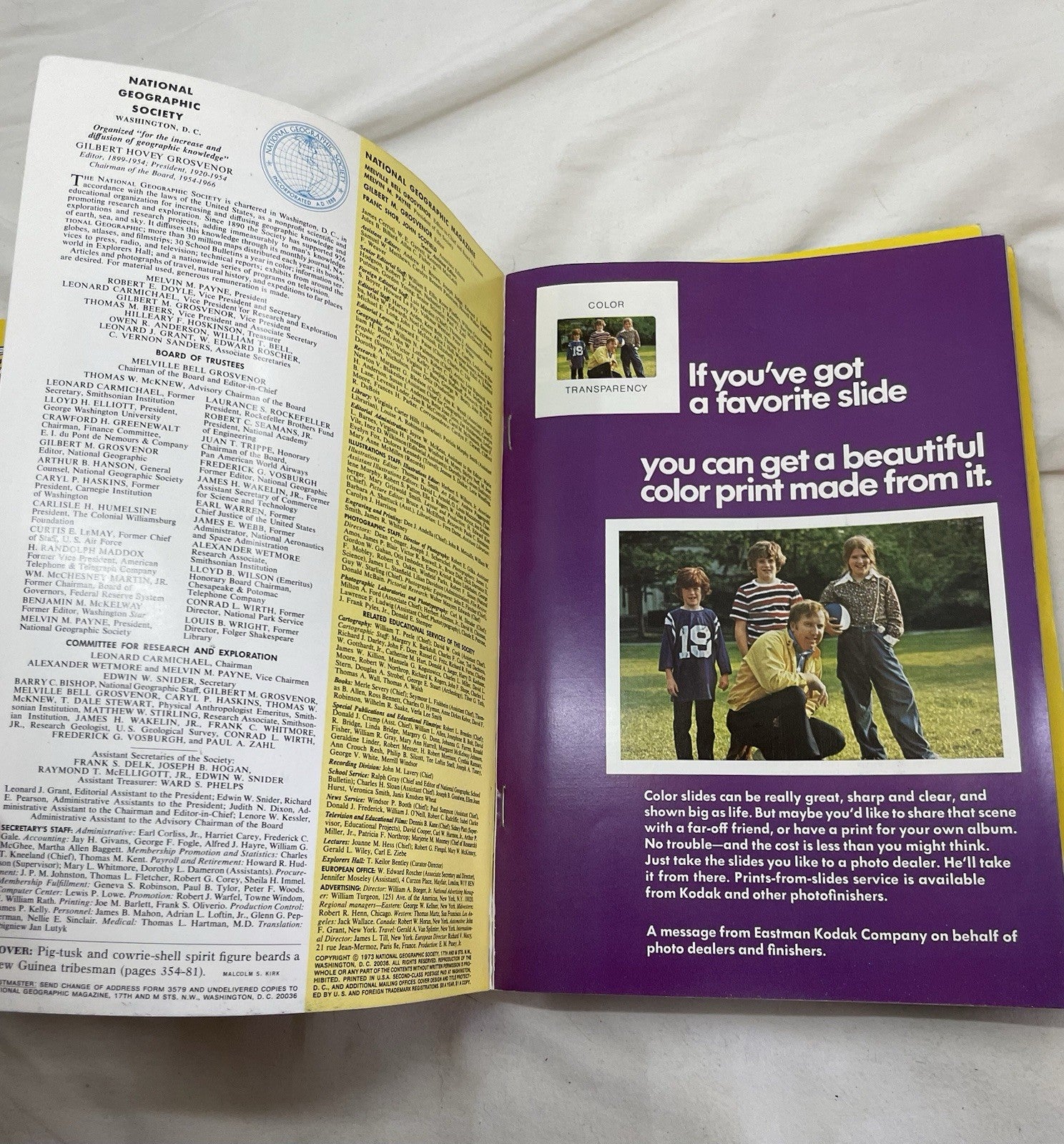 Nat Geo Jul–Dec 1973 Slipcover Set | Nature, Photography, World Study