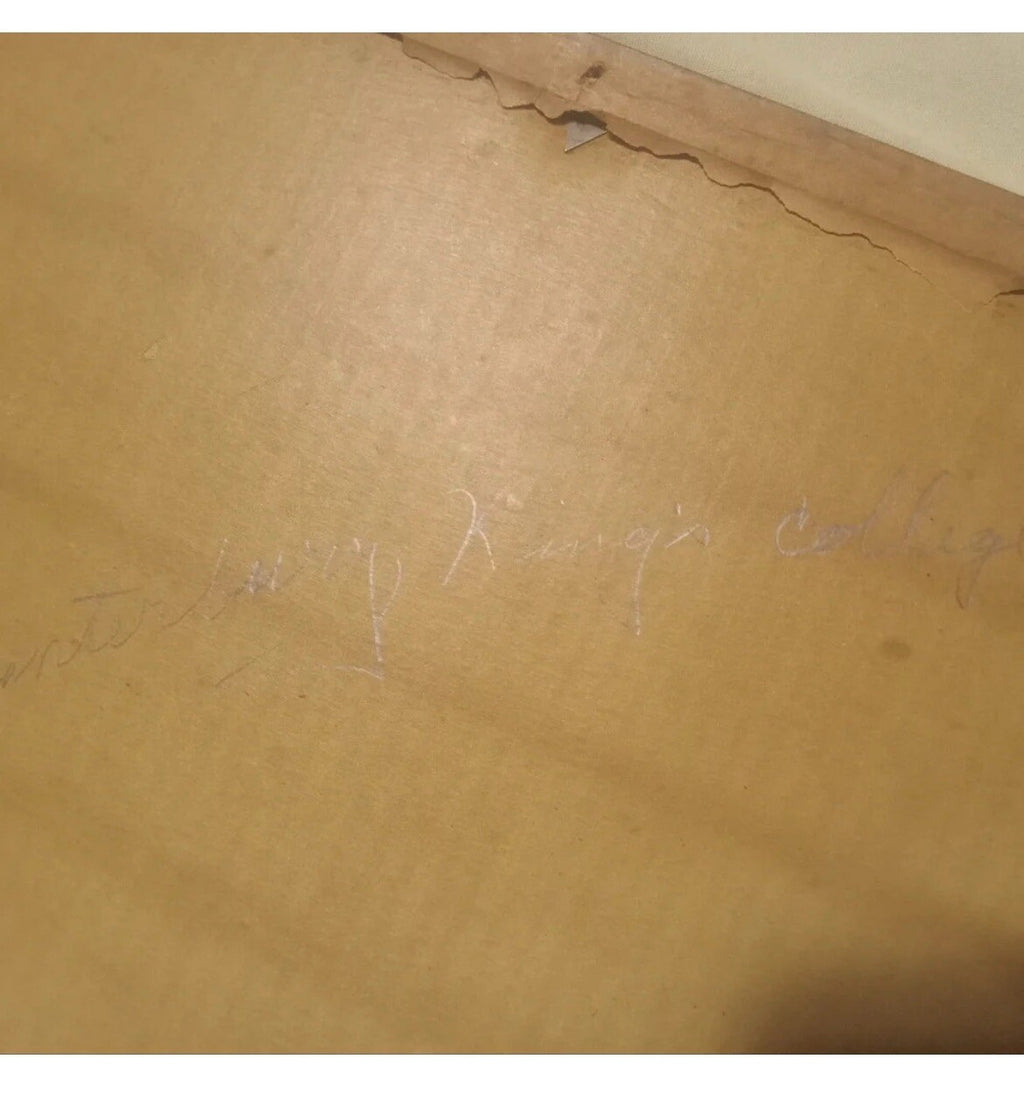 Nicholas Hornyansky Canterbury Kings College Print – Gold Framed University