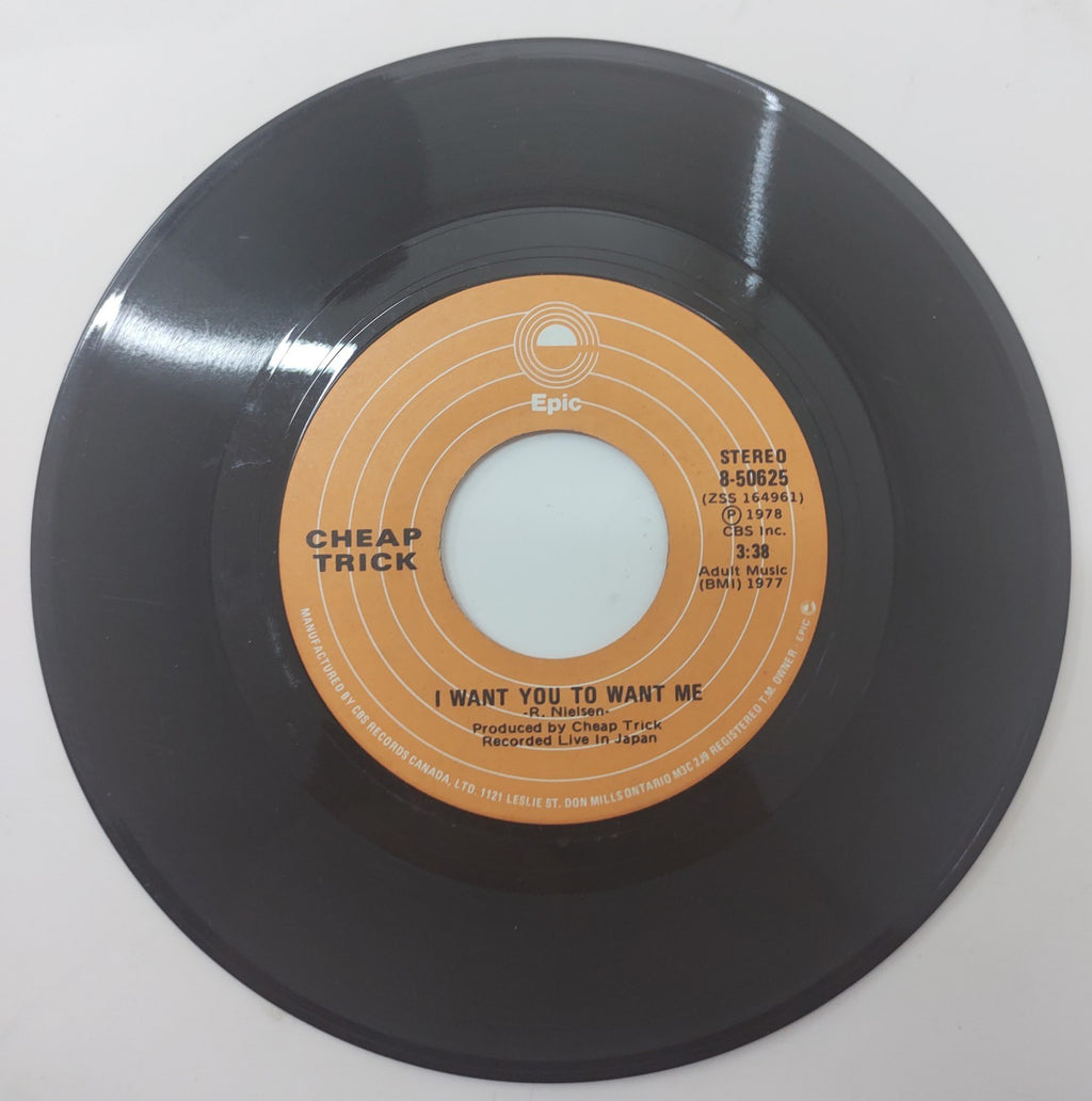 Cheap Trick I Want You to Want Me 7" 45 Vinyl Single 1978 Epic 8-50625