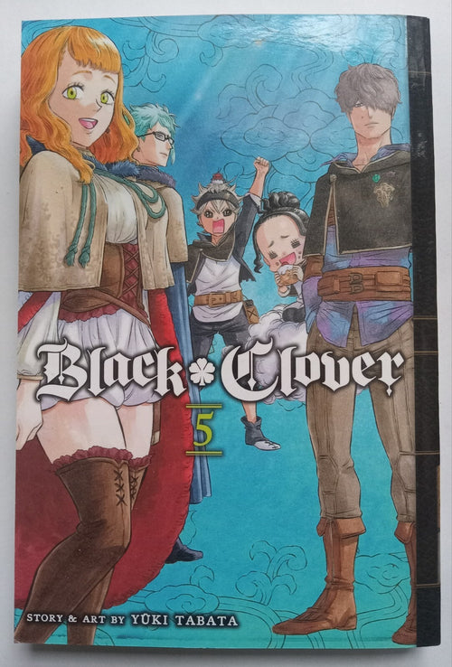 Black Clover Vol. 5: Light Manga Comic Book by Yūki Tabata (VG+) English