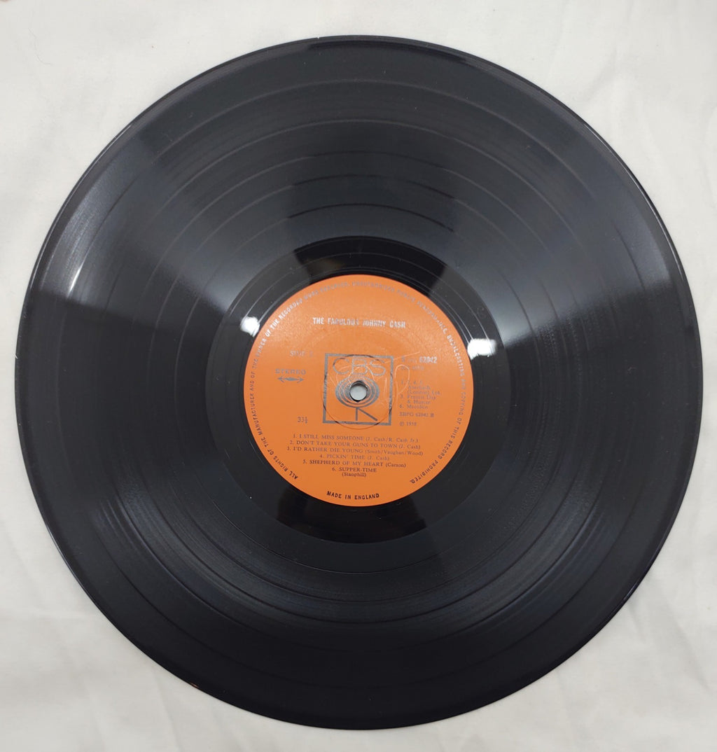 The Fabulous Johnny Cash LP UK Press CBS SBPG-62042 Country Rockabilly Vinyl