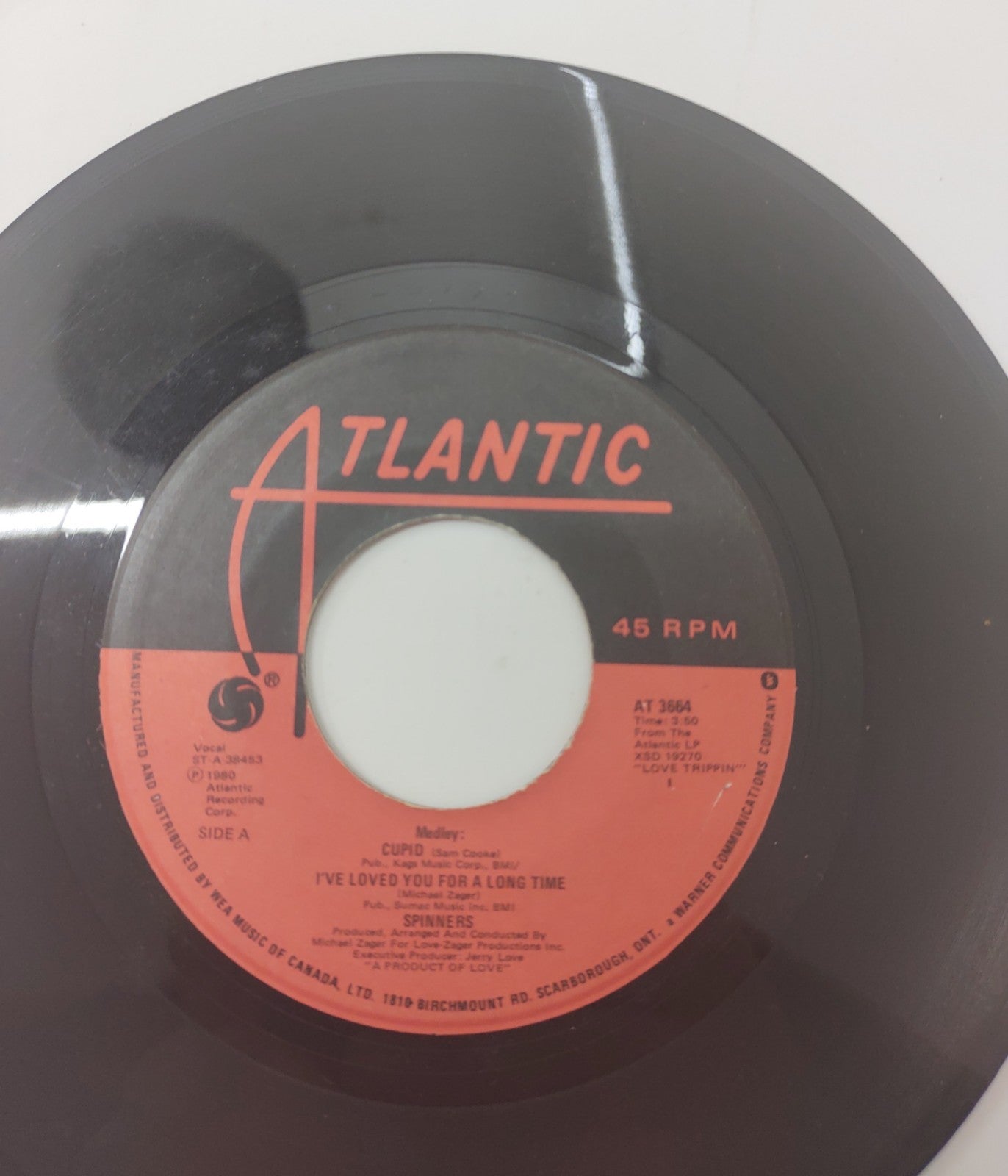 Spinners Pipedream / Love Trippin’ 7" 45 RPM Vinyl 1980 Atlantic