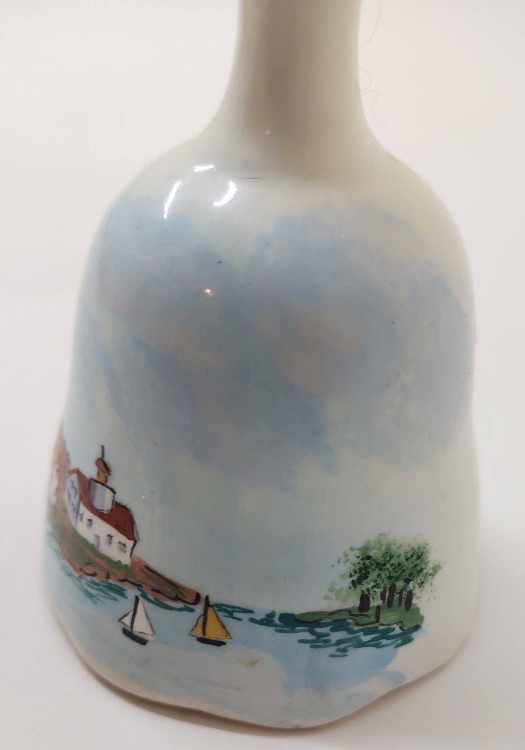 Vintage Jan Blair Nova Scotia Hand-Painted Pottery Bell