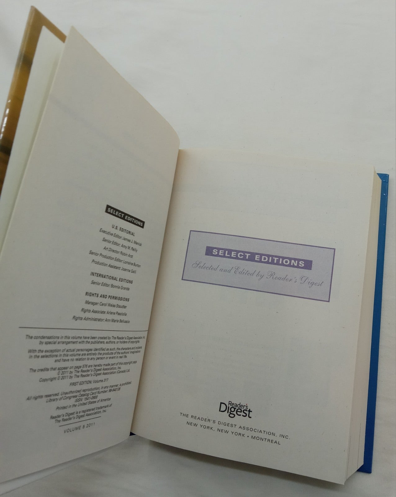 RD Sel Ed 1st Ed HC w/DJ Vol 5 2011 | Vtg NM Condensed Anthology Romantic Tales