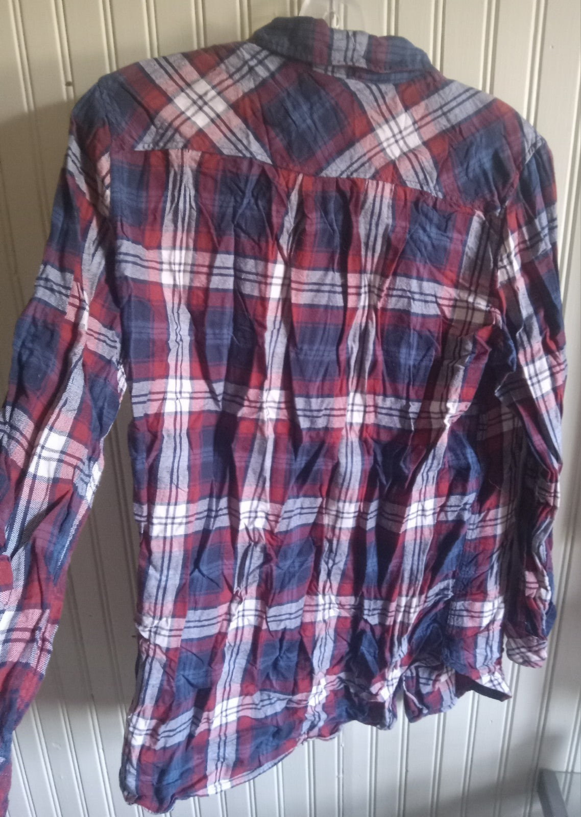 L.O.G.G. by H&M Men's Plaid Flannel Shirt – Size Medium, Long Sleeve