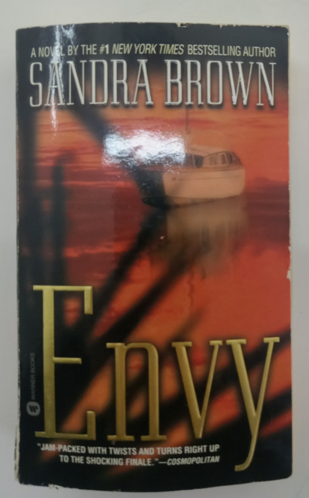 Envy by Sandra Brown – VG+ Romantic Suspense Bestseller Paperback Novel