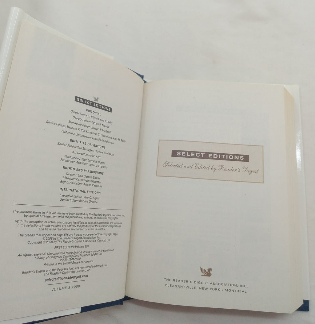 Reader’s Digest Select Edition Hardcover Book VG+ Condition with Dust Jacket