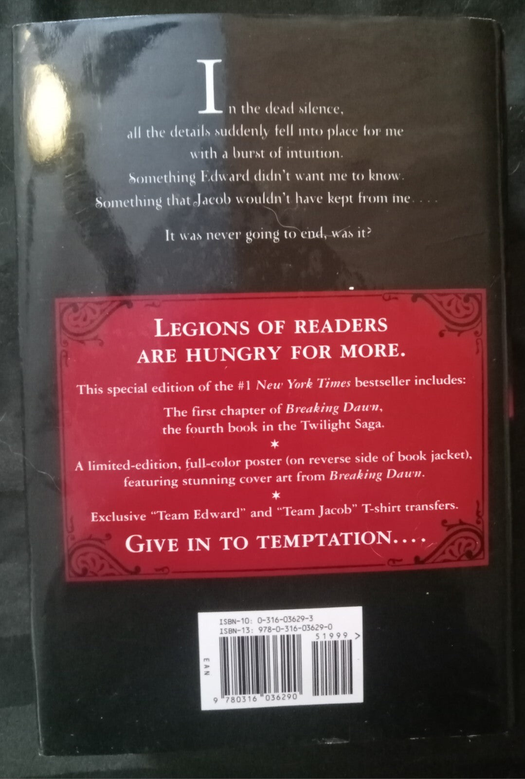 Eclipse Stephenie Meyer Twilight Saga Book 1st Edition YA Vampire Fiction HC