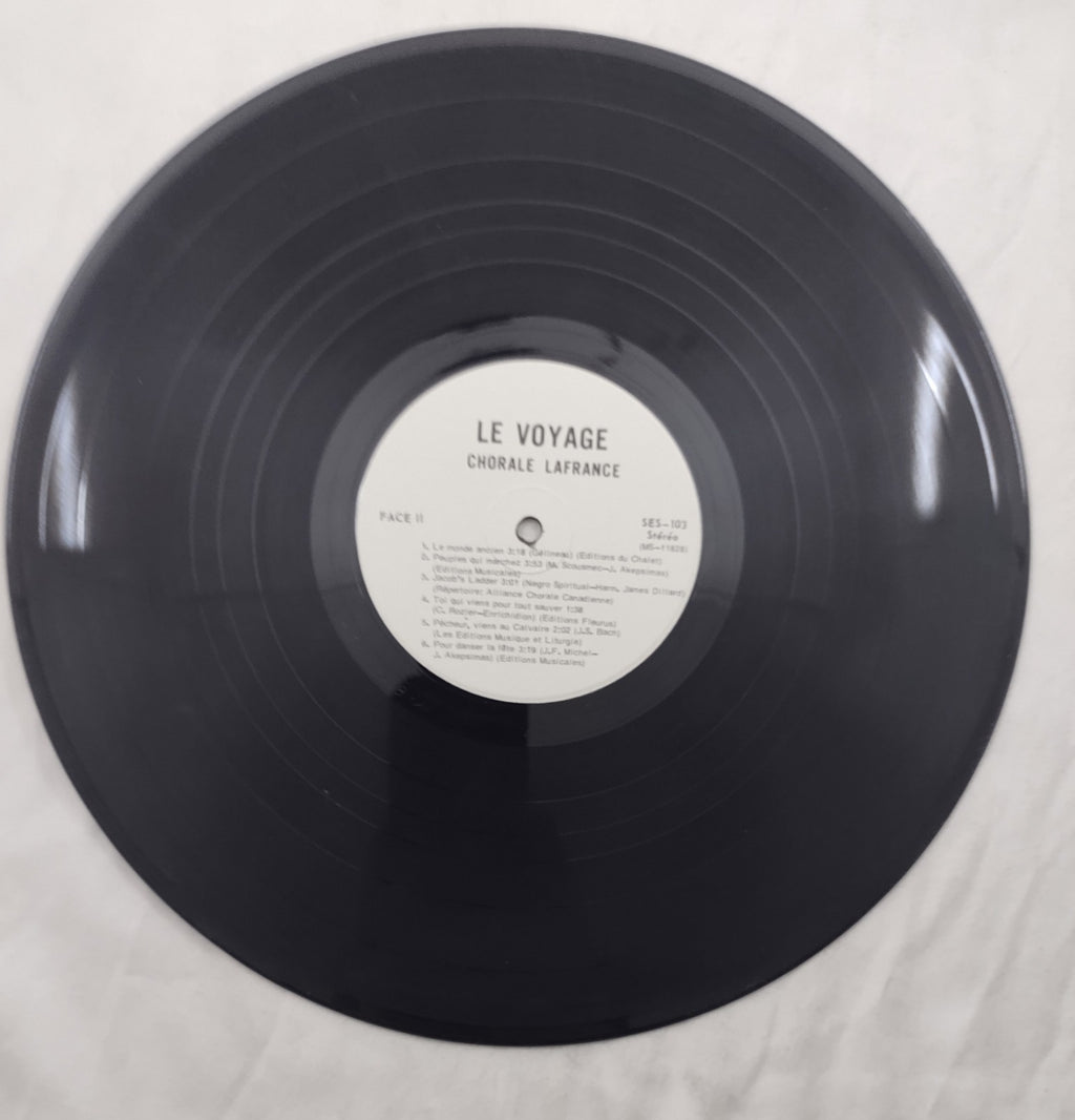 Chorale Lafrance Le Voyage LP SES-103 Stereo French Canadian Choir Choral Vinyl