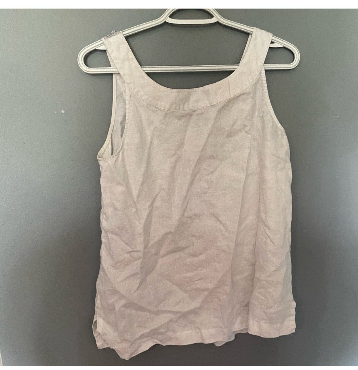Planet Vintage UK Brand Linen Sleeveless Blouse – Women's Summer Top