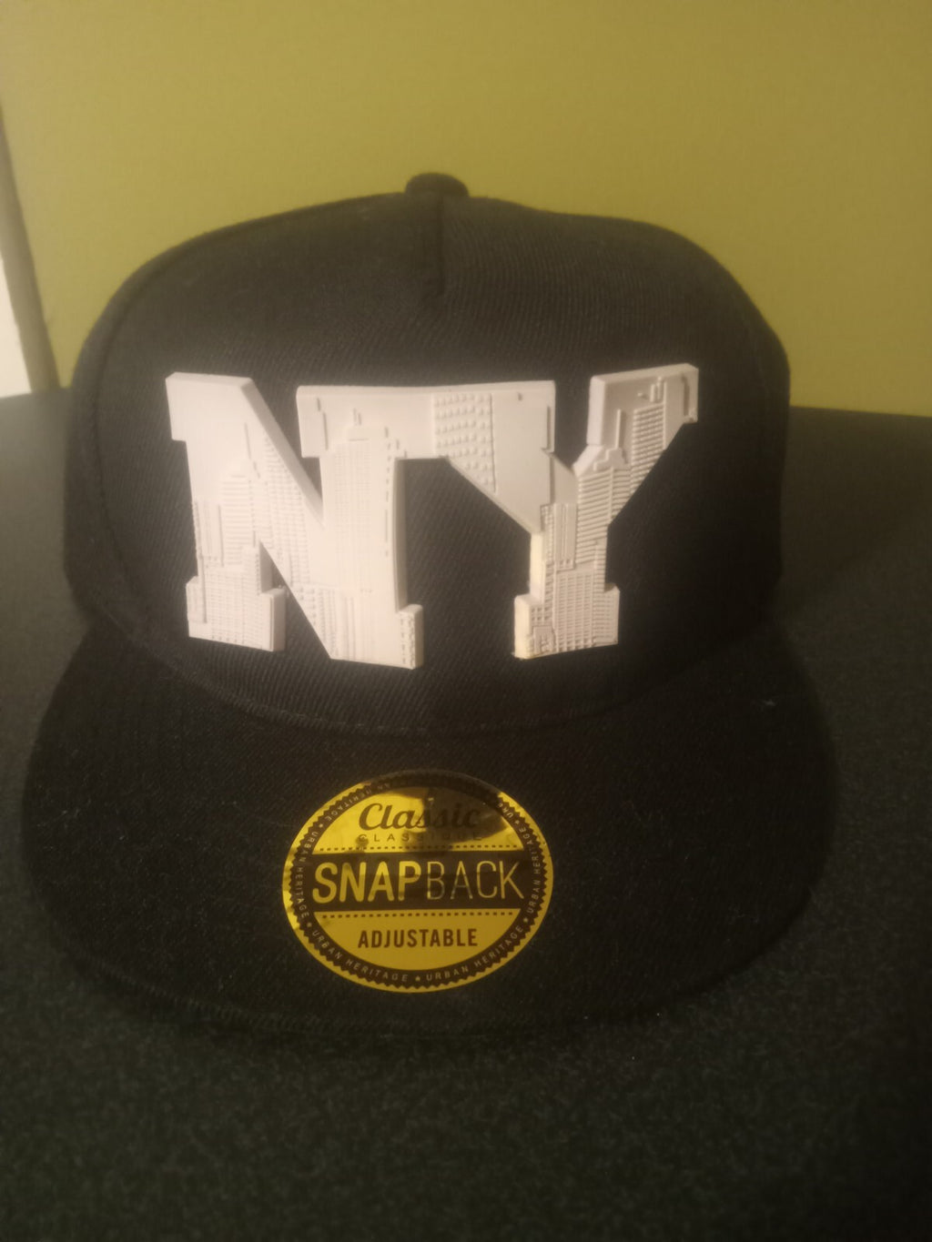 New York NY Snapback Baseball Hat - Adjustable - Black