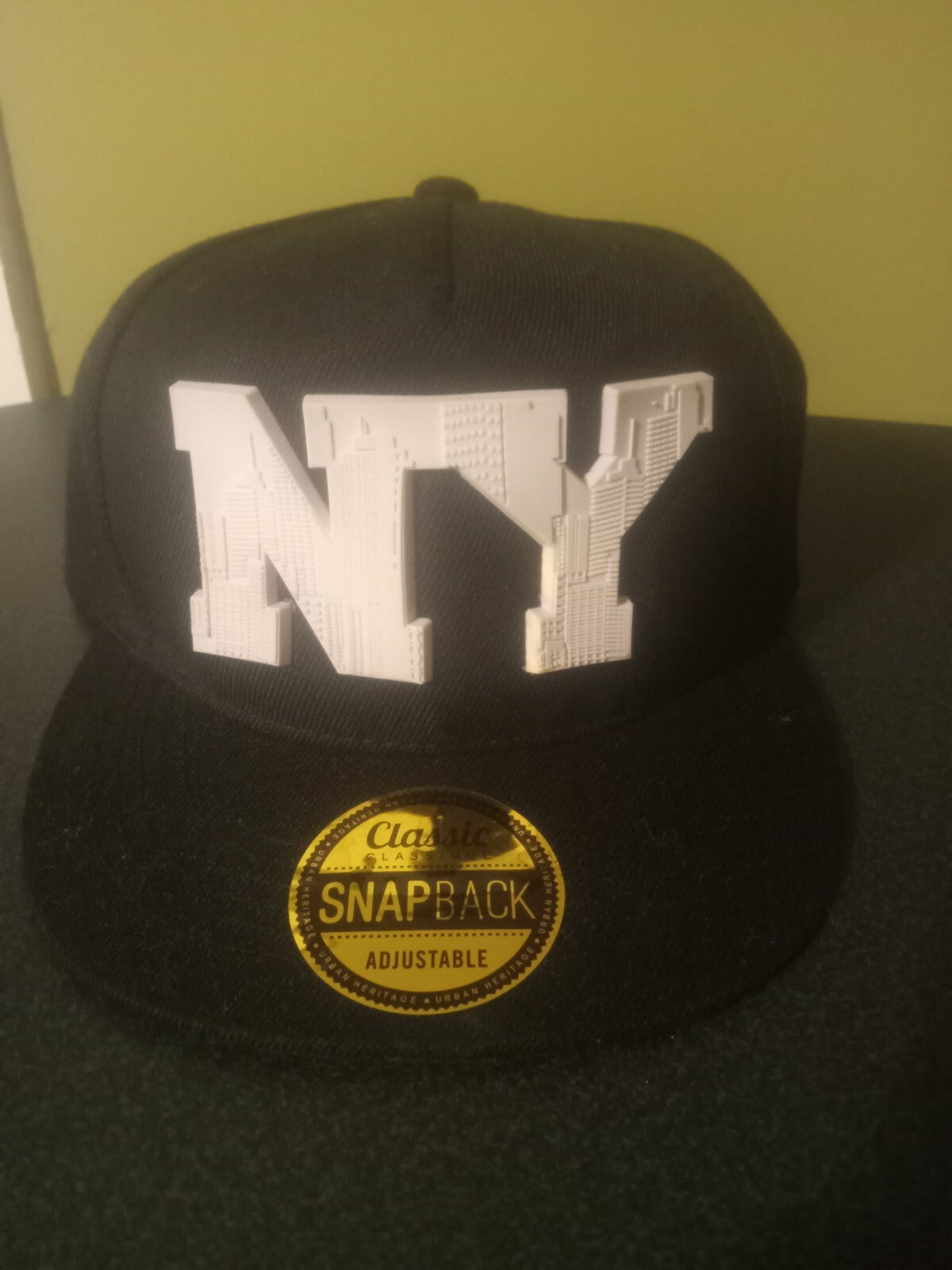 New York NY Snapback Baseball Hat - Adjustable - Black