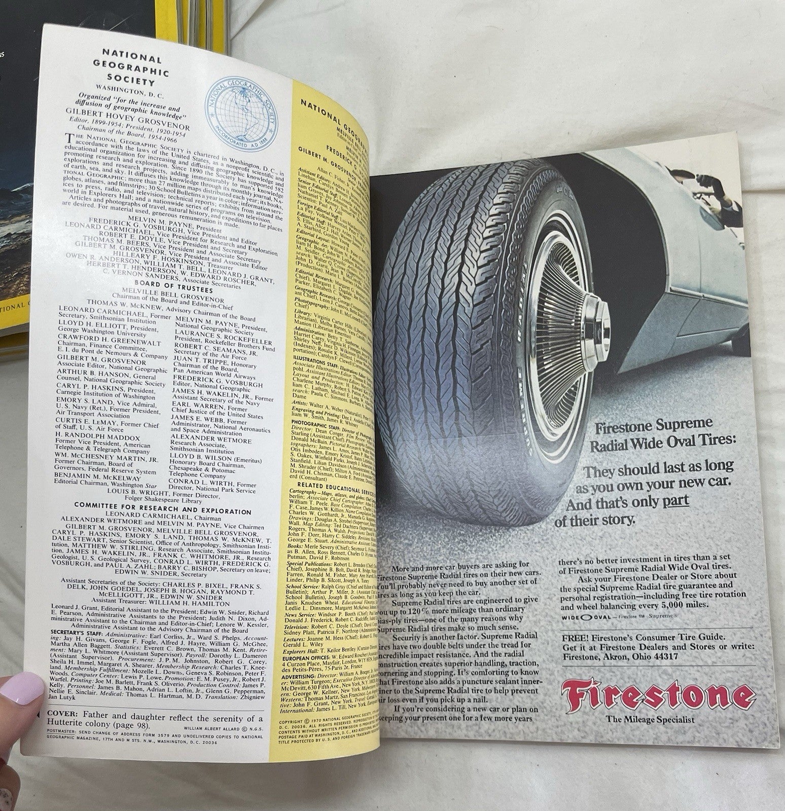 Nat Geo Mag Lot Jul–Dec 1970 Slipcvr Vtg Set Travel World Decor Collect