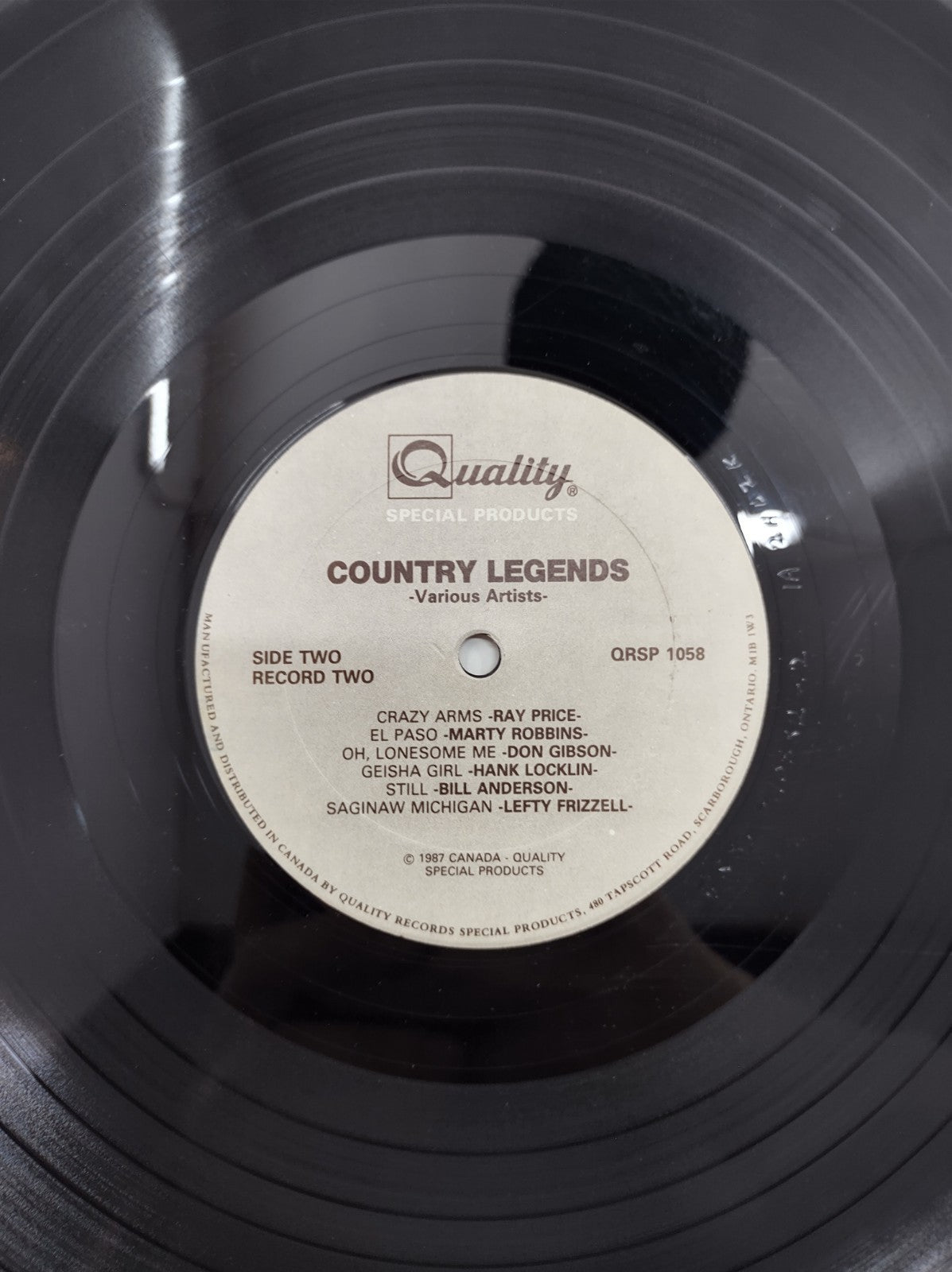 Country Legends 2×LP 1987 Vinyl Willie Nelson Charley Pride George Jones