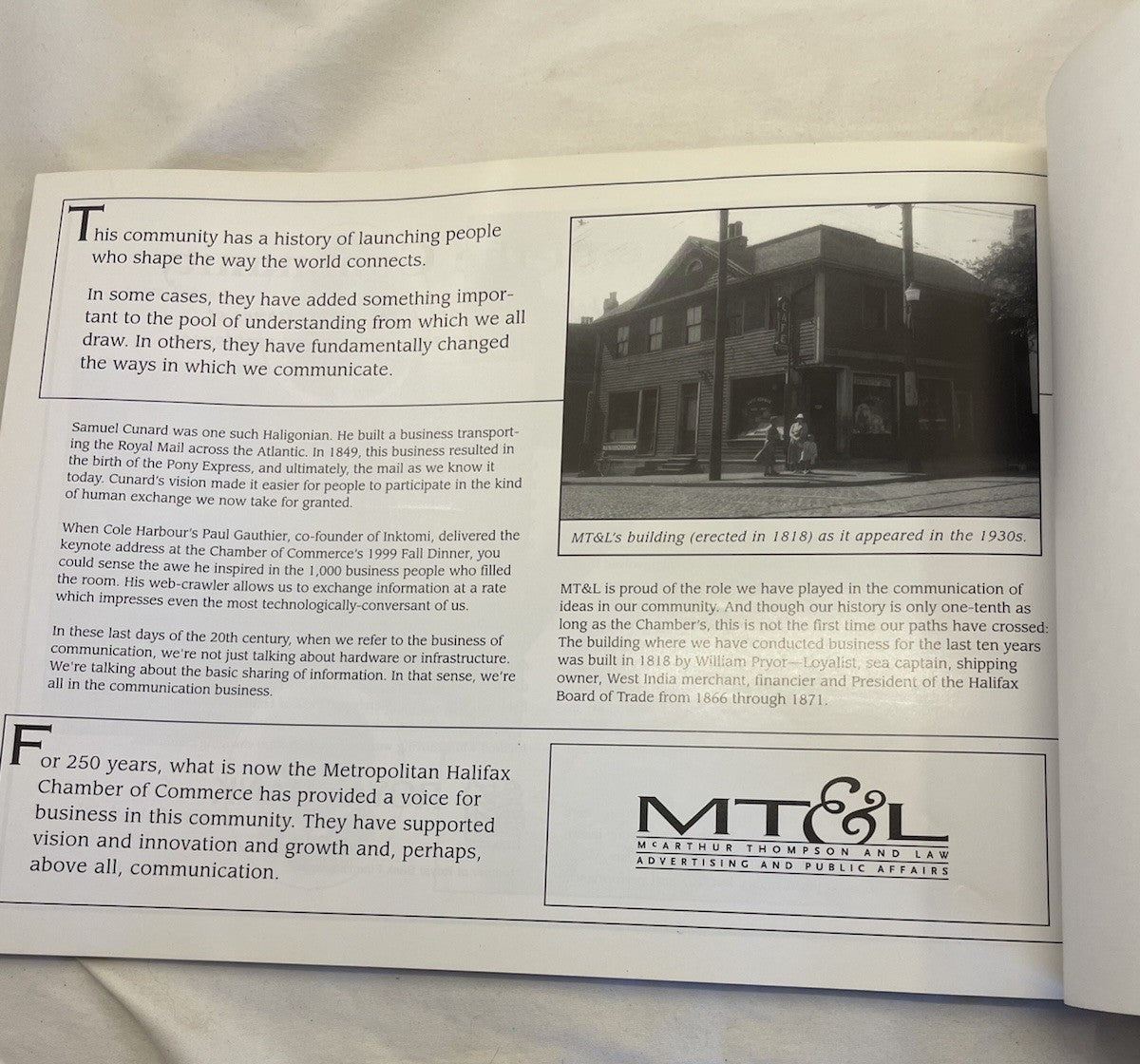 Voices of Biz Halifax NS 1750–2000 PB History Canada Commerce Vtg RARE