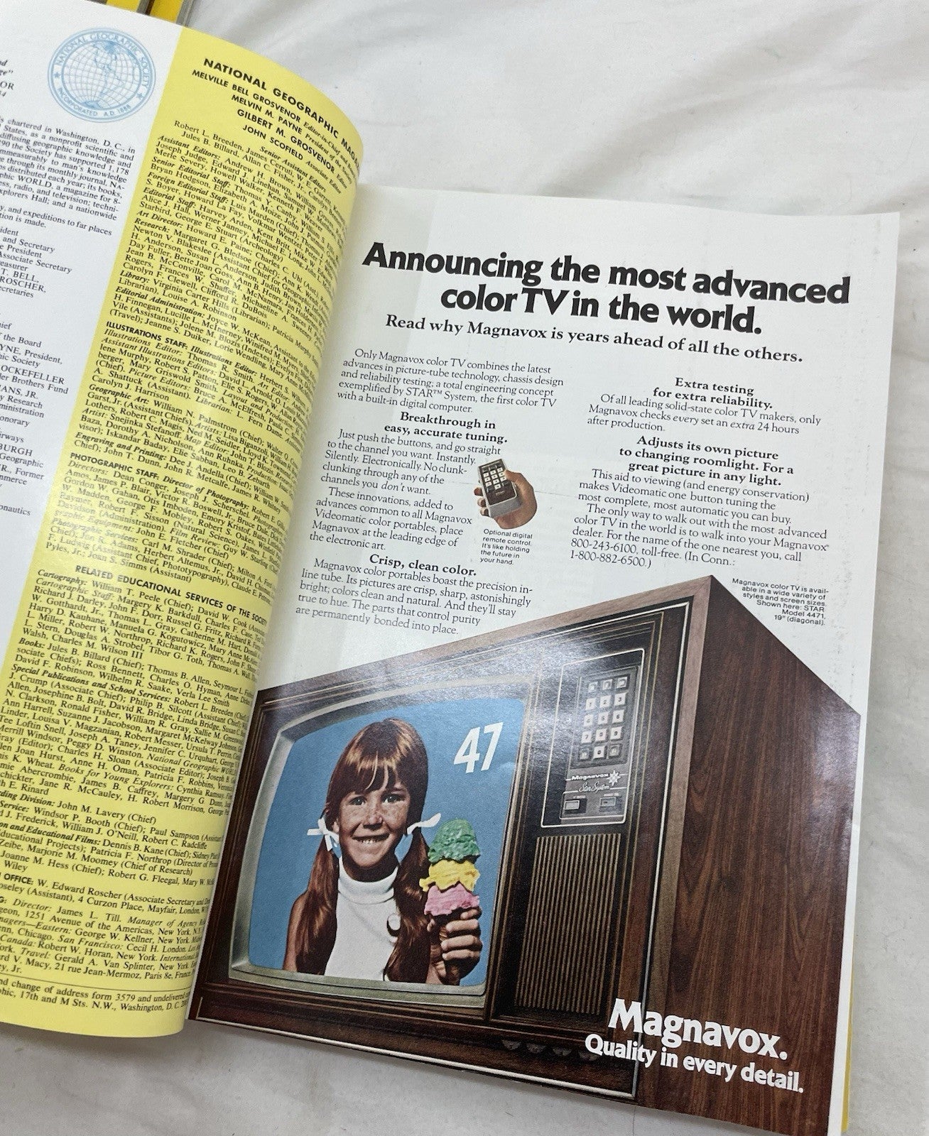 Nat Geo Mags Jul–Dec 1975 Set + Slipcvr Vtg Wildlife Decor World Atlas