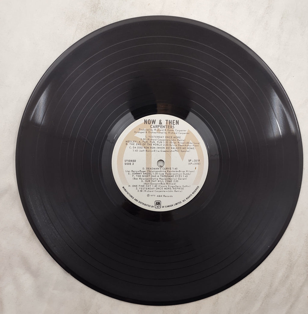Carpenters – Now & Then LP 1973 A&M Canada Yesterday Once More