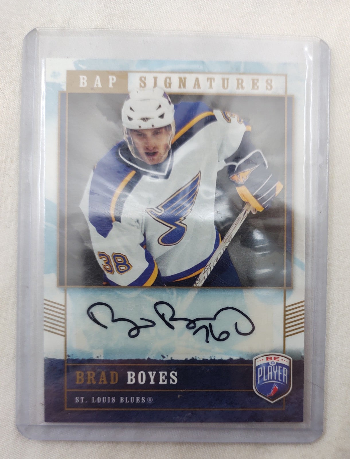 Brad Boyes Autograph 2006-07 Be A Player Signatures NHL Blues