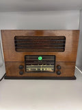 Sparton 6148 Viso-Glo AM/SW Tube Radio (1946) Expert Restored, Green Tuning Eye