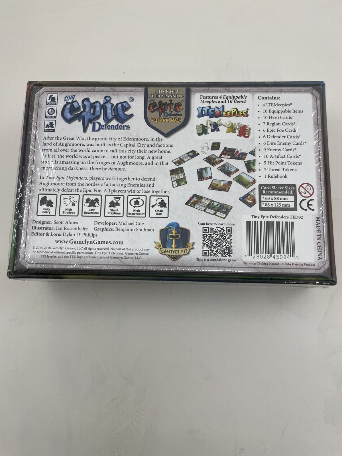 Tiny Epic Defenders 2nd Edition – Gamelyn Games New & Sealed Board Game