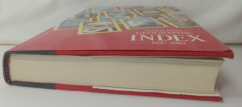 National Geographic Index 1947–1983 Hardcover Reference Guide History Rare