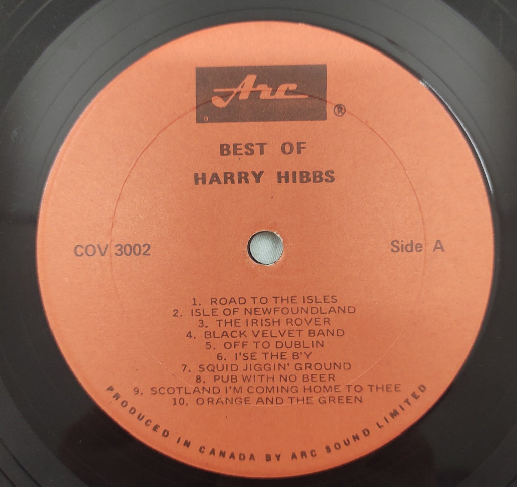 Harry Hibbs – Best Of LP ARC Sound COV 3002 Canada Folk Irish Pub Songs