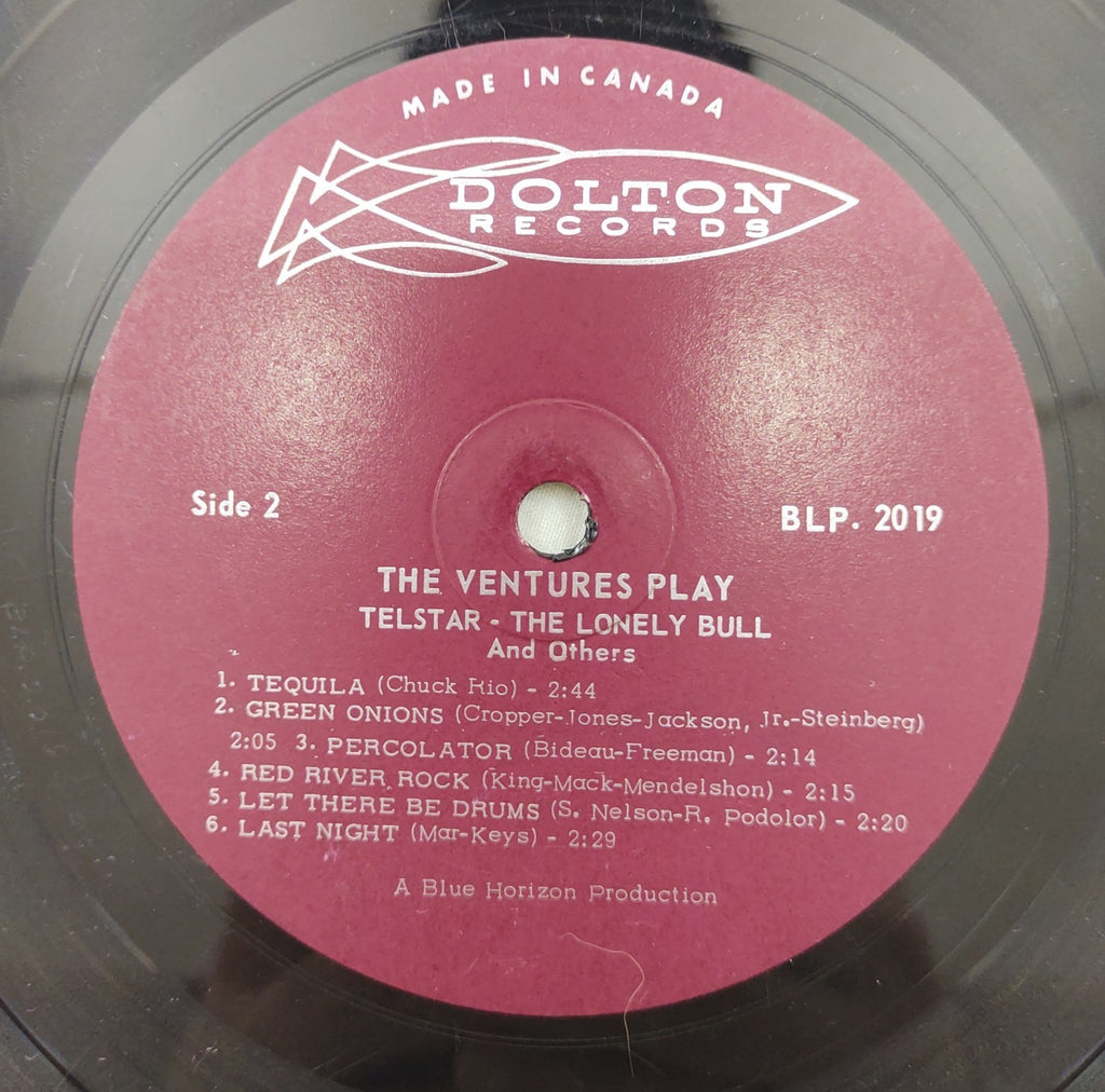 The Ventures – Play Telstar / The Lonely Bull LP Dolton BLP 2019 Surf