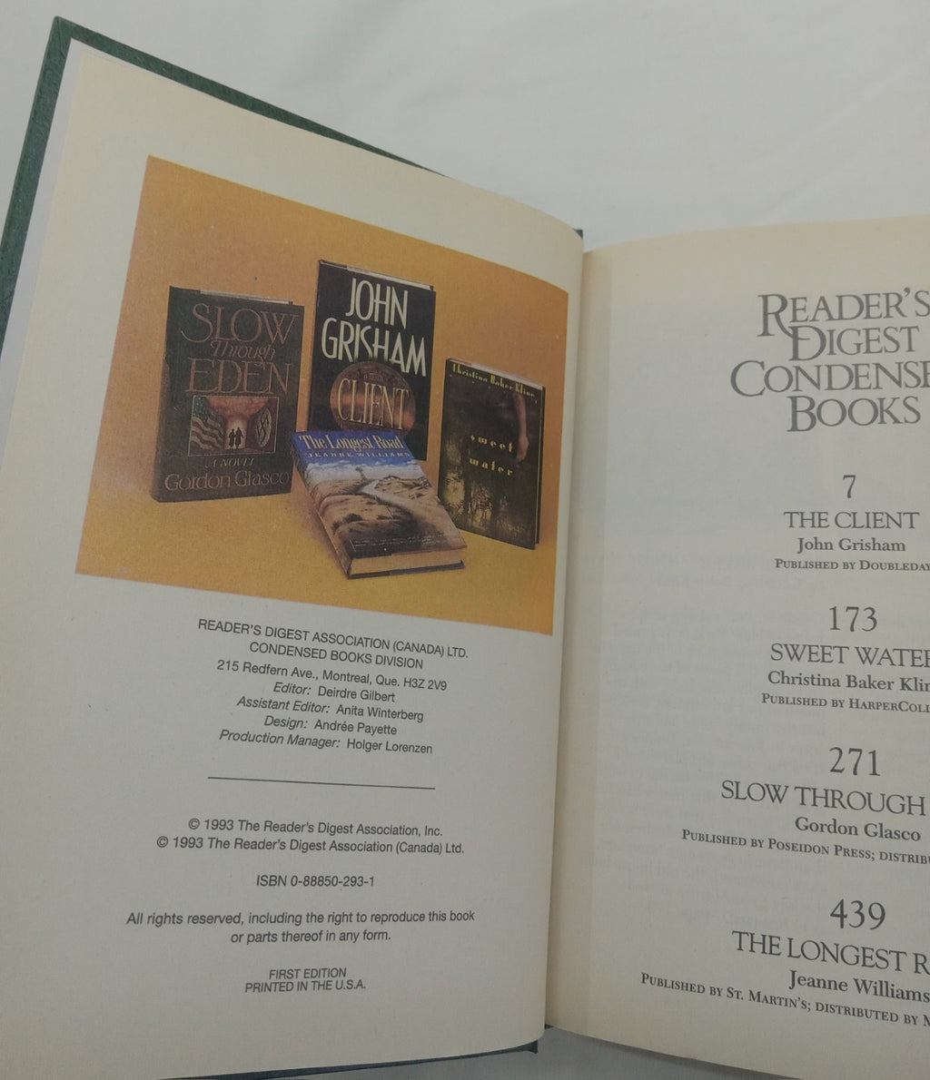 Reader’s Digest Condensed Books 1993 1st Ed Leather Bound Gilt Edges Like New