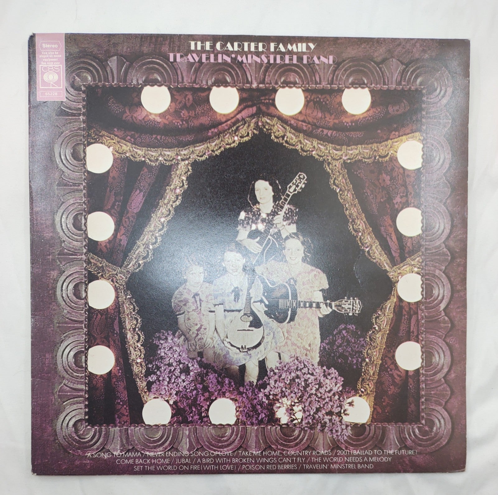 Carter Family – Travelin’ Minstrel Band LP 1972 CBS UK Press