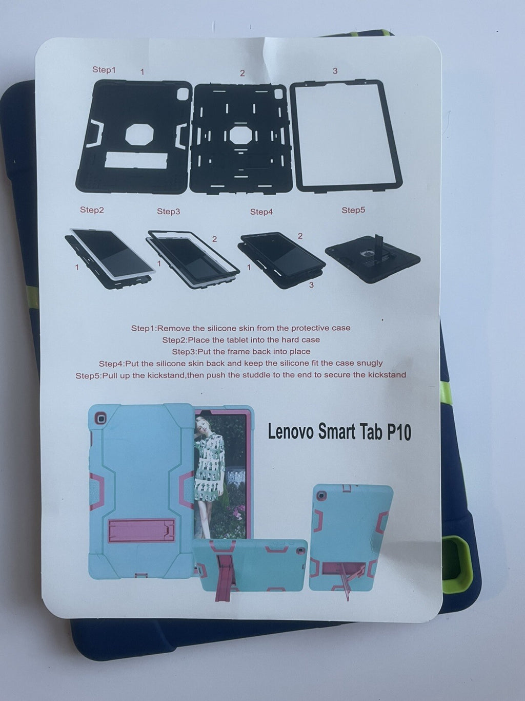 Lenovo Smart Tab P10 Case with Stand – Protective Folio Cover & Kickstand