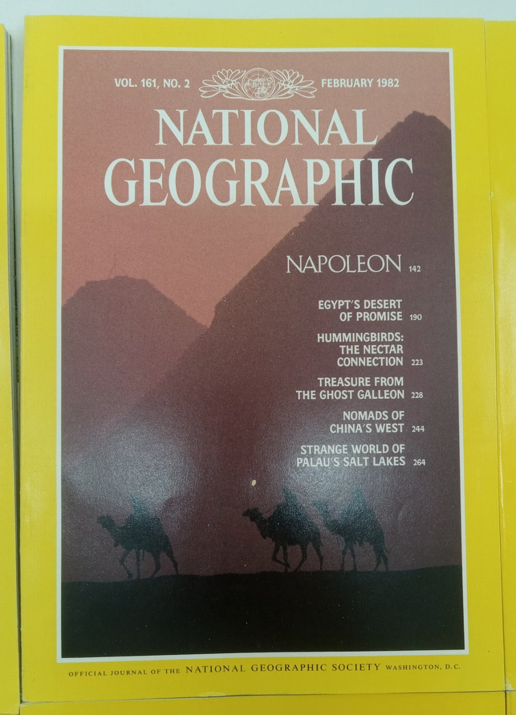 National Geographic Jan–June 1982 | VG+ Vintage Set | 6 Issues + Slipcase