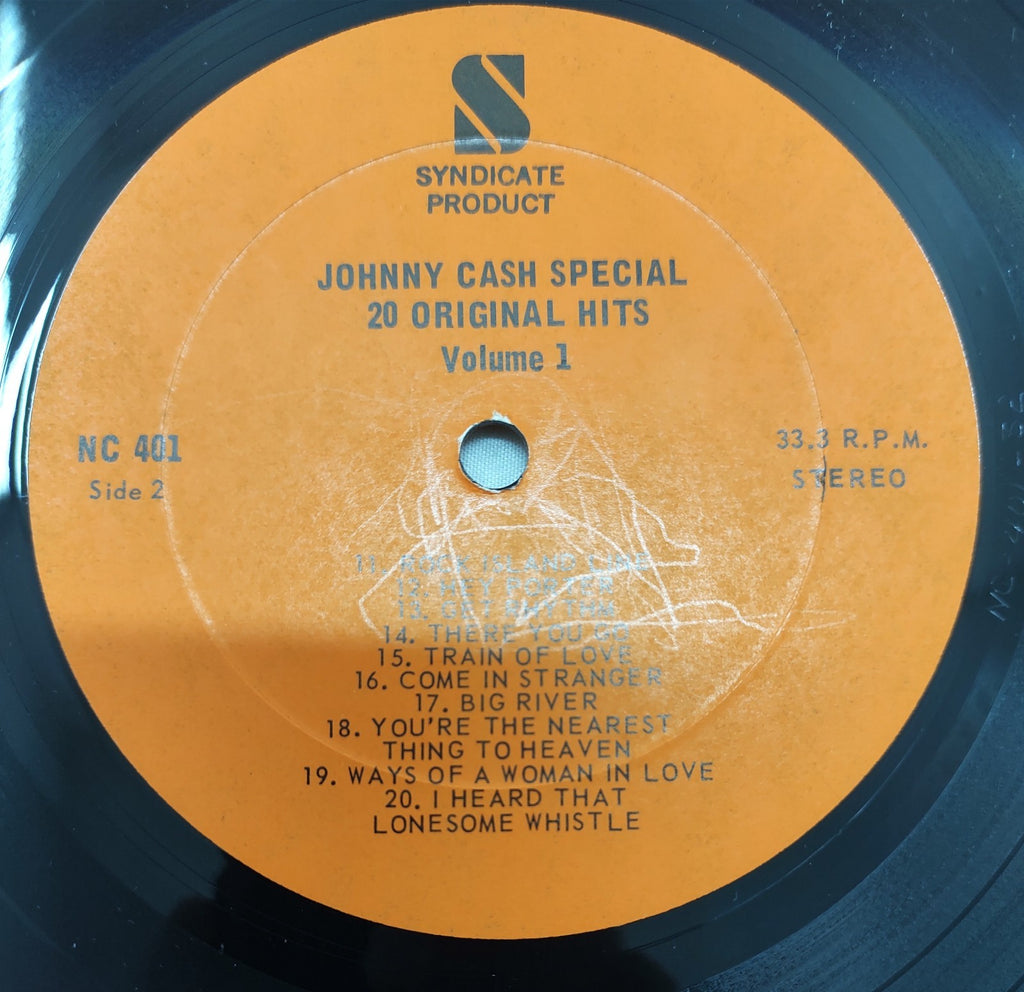 Johnny Cash – Special 20 Original Hits Vol 1 LP NC-401