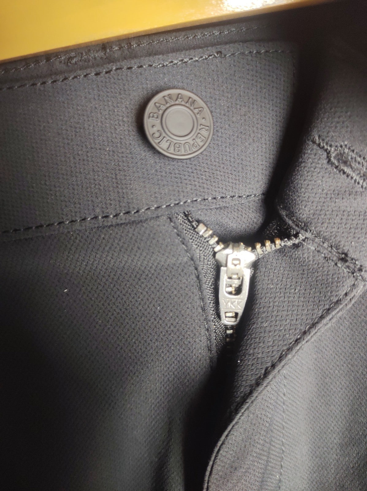 Banana Republic Men’s Black Dress Pants 38x32 Flat Front Modern Fit NWT