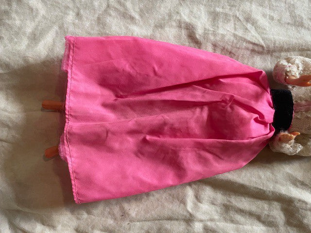 1979 Mattel Heart Family Mother Doll Angel Face Pink White Dress Vintage