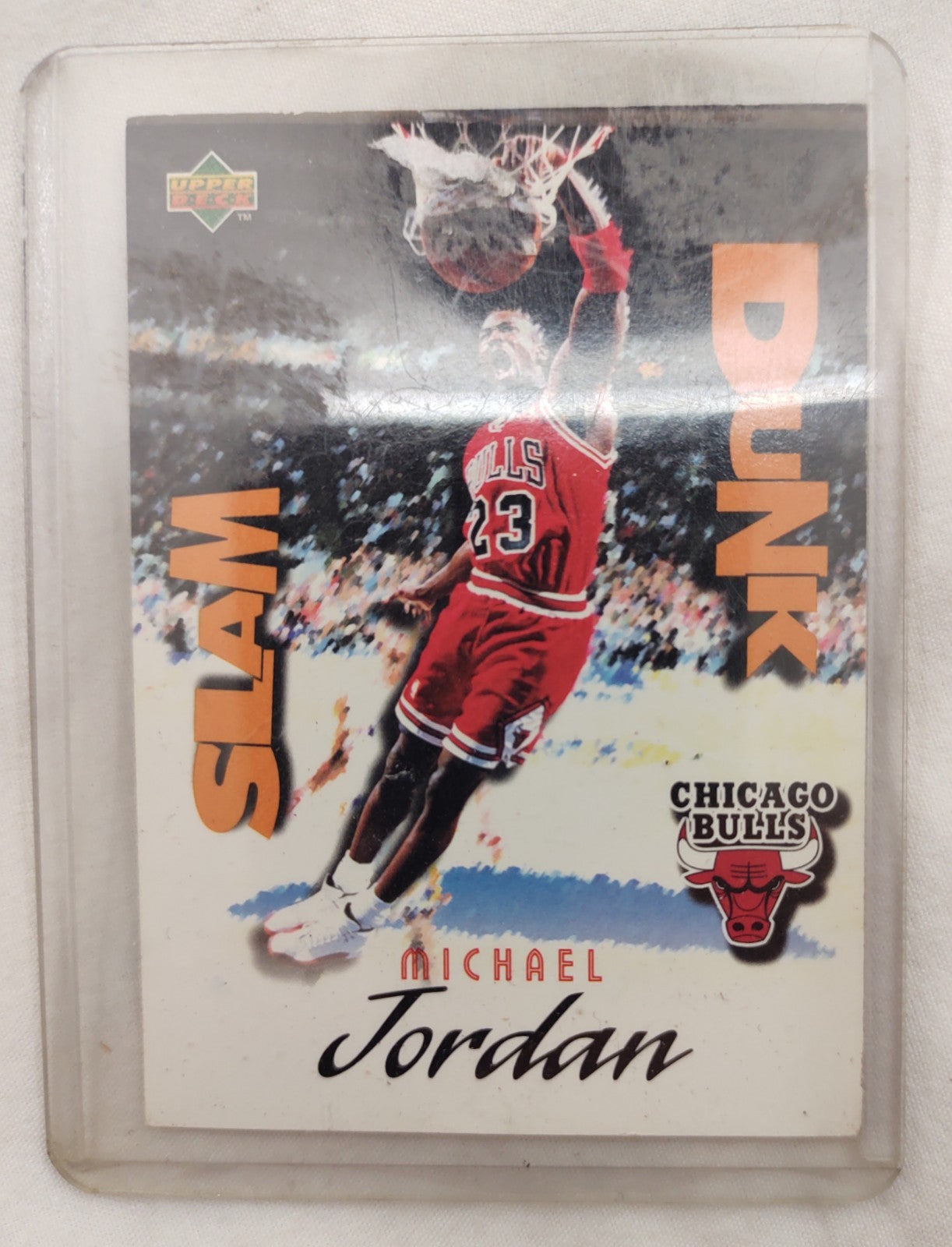 1997 Upper Deck Michael Jordan “Slam Dunk” Insert – SD22 – Chicago Bulls