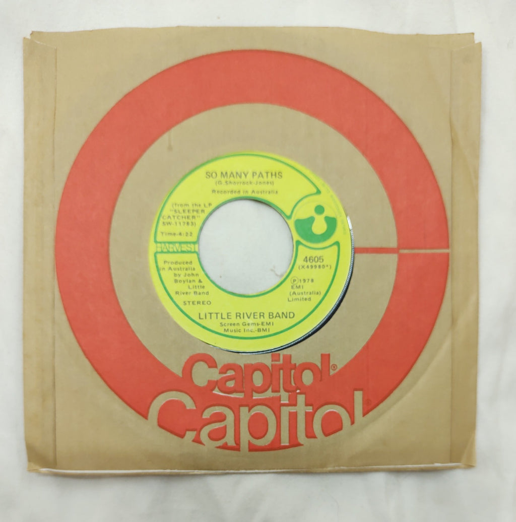 Little River Band – So Many Paths 7” Harvest 4605 Canada 1978