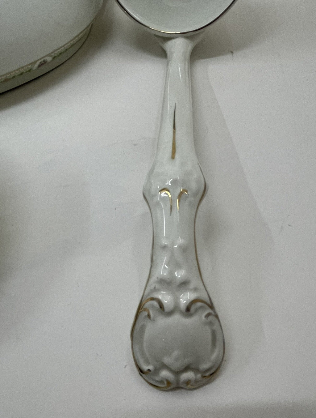 Antique Johnson Brothers Soup Tureen Ironstone with Matching Ladle White