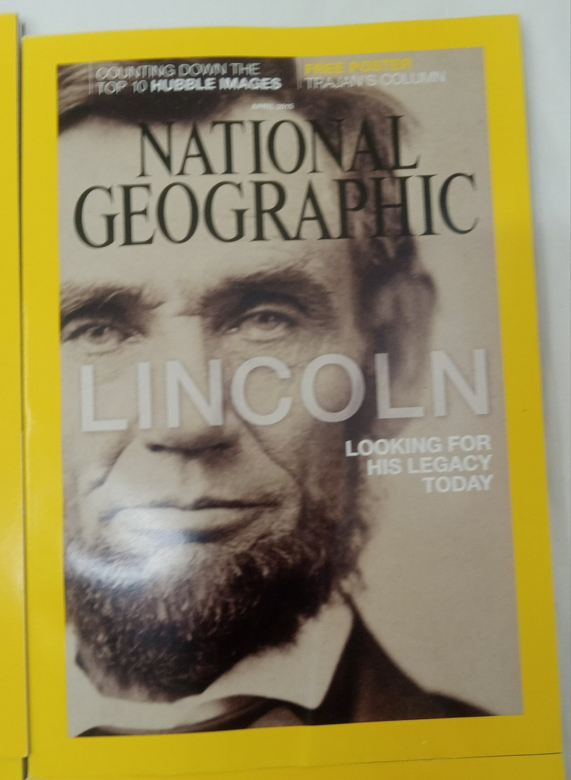 Nat Geo Jan–June 2015 VG+ | Faux Leatherette Case | 6 Issue Magazine Set