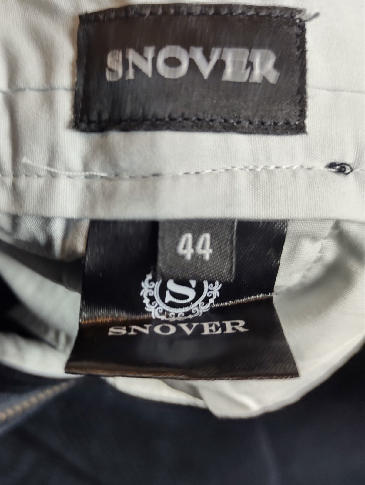 Snover Navy Corduroy Chino Pants Men's Size 44 Soft Thick Durable