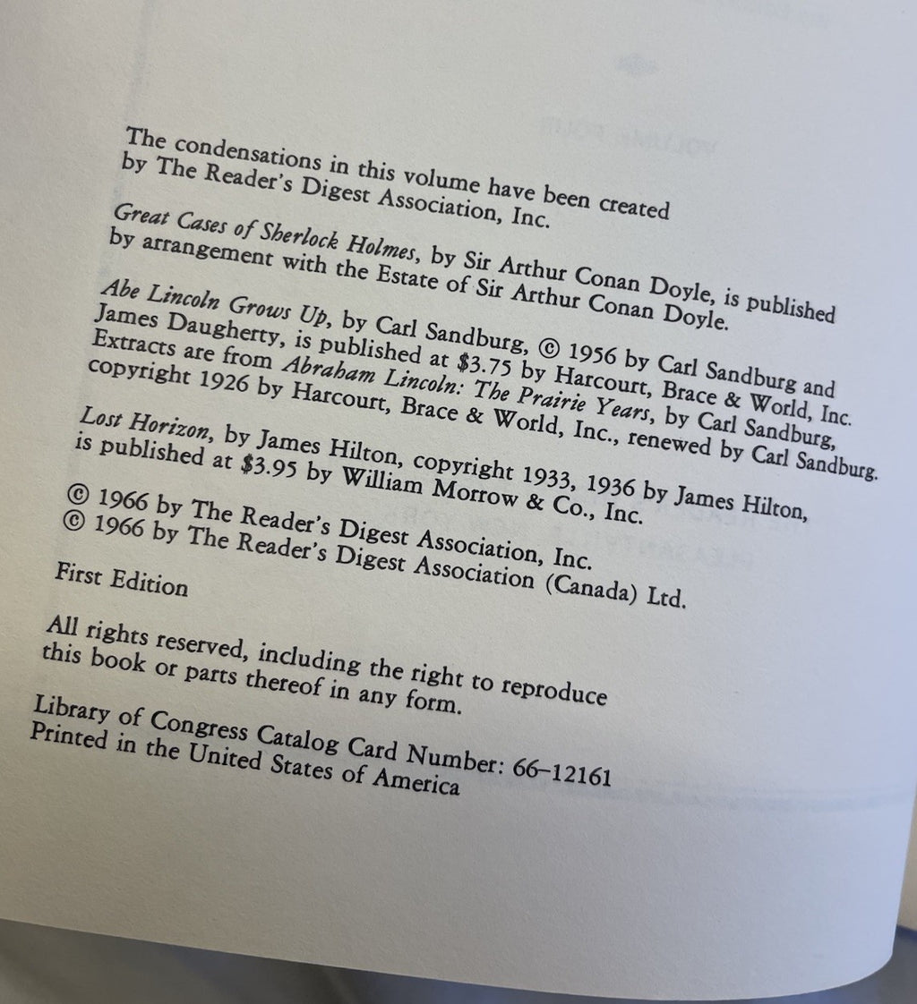 Readers Digest Best Loved Books For Young Readers Vol 4 1969 NM