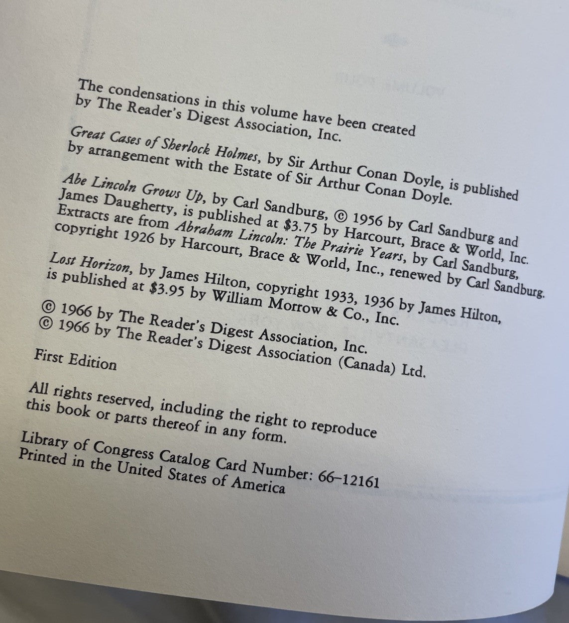 Readers Digest Best Loved Books For Young Readers Vol 4 1969 NM