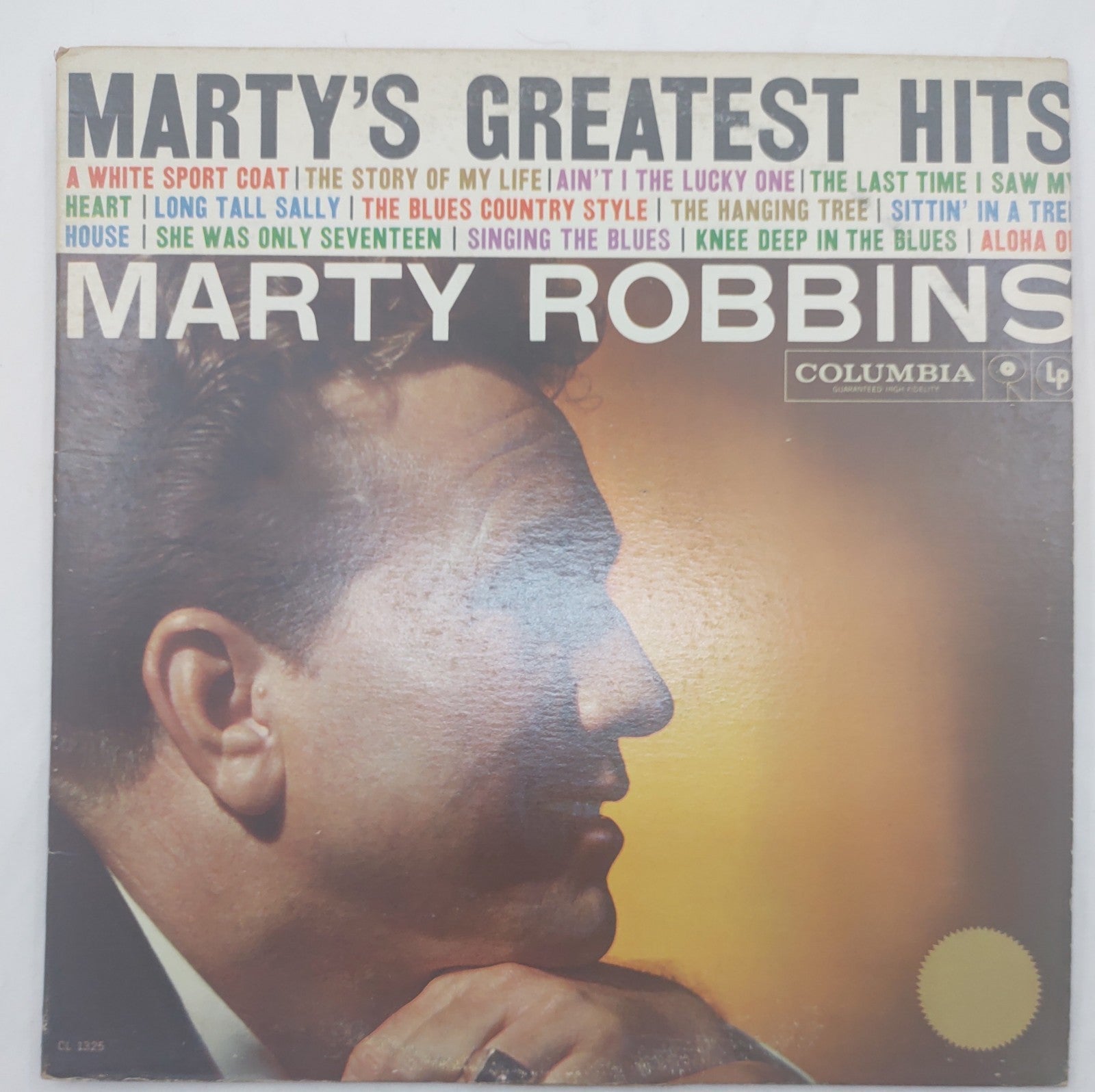 Marty Robbins – Marty’s Greatest Hits Columbia CL-1325 33⅓ RPM LP
