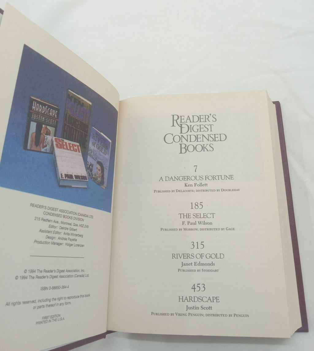 Reader’s Digest Condensed Books 1994 1st Ed Leather Bound Gilt Edges Like New