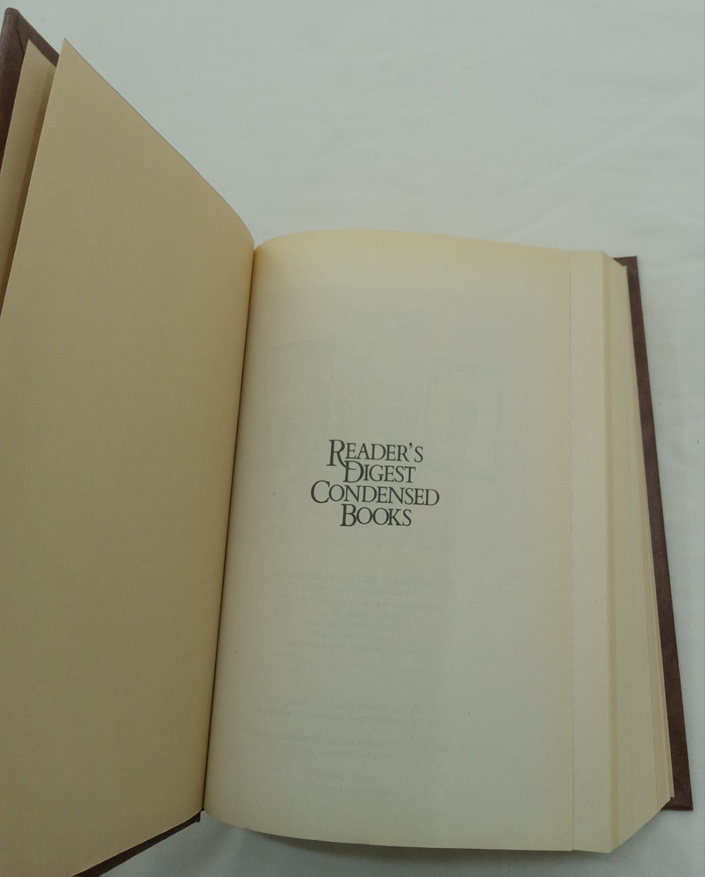 1989 Reader's Digest Condensed 1st Ed HC Leather Gilt Vtg NM Classic
