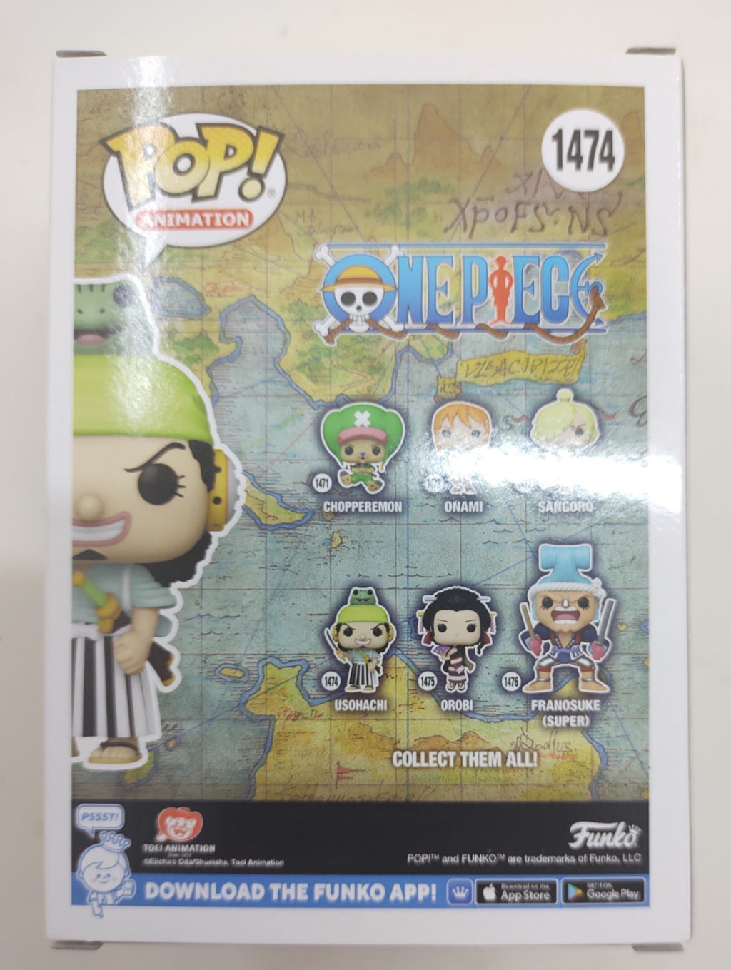 Funko Pop! One Piece Usohachi (Usopp Wano) #1474 Vinyl Figure New