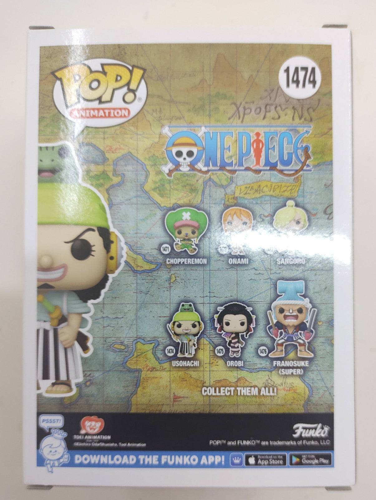 Funko Pop! One Piece Usohachi (Usopp Wano) #1474 Vinyl Figure New